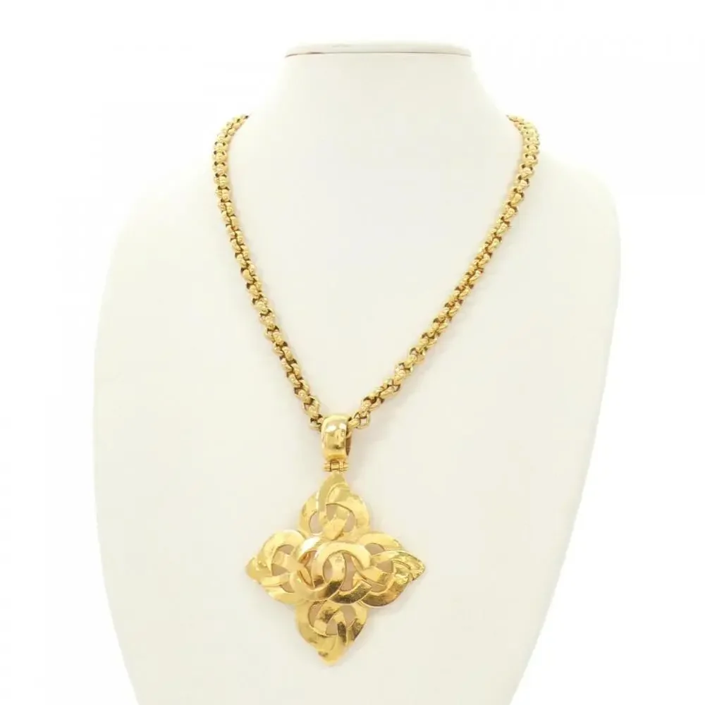 CHANEL Gold Necklace